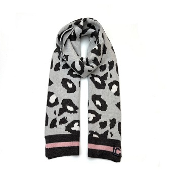 Knitted Animal Pattern  scarf