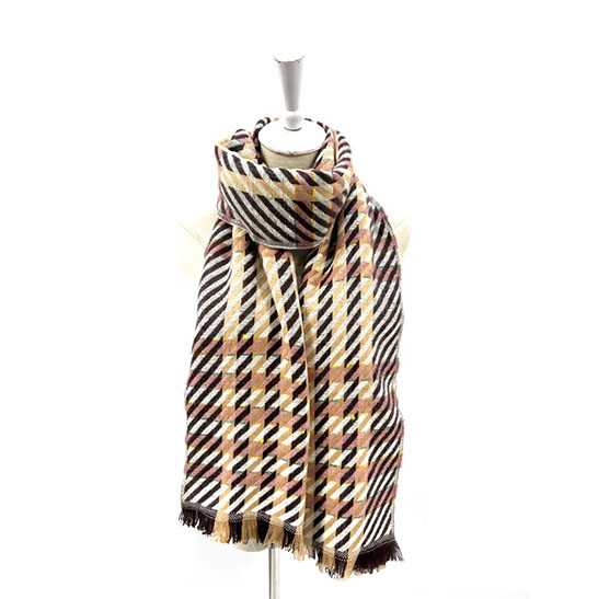 Colorful Houndstooth Scarf