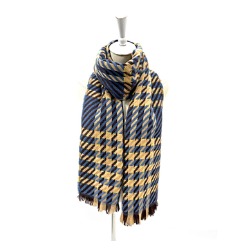 Colorful Houndstooth Scarf