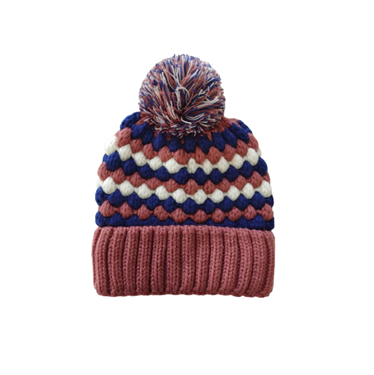 Knitted Hat Lined With Arctic Fleece