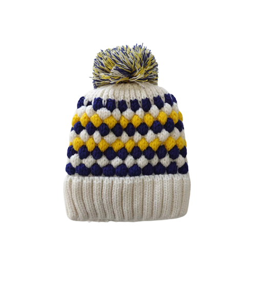 Knitted Hat Lined With Arctic Fleece