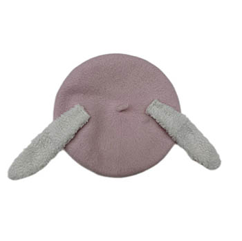 Rabbit Ears Wool Beret