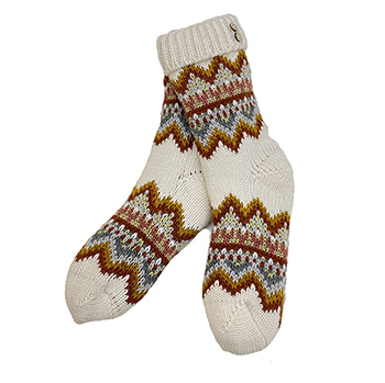 Knit Jacquard Double Layer Socks