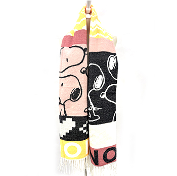 Woven SNOOPY JACQUARD SCARF