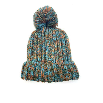 Knit Hat With Pompom