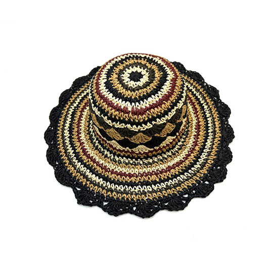 Multi Pattern Straw Hat