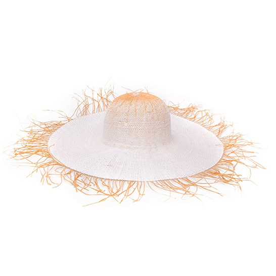 Straw Hat With Straw Edge