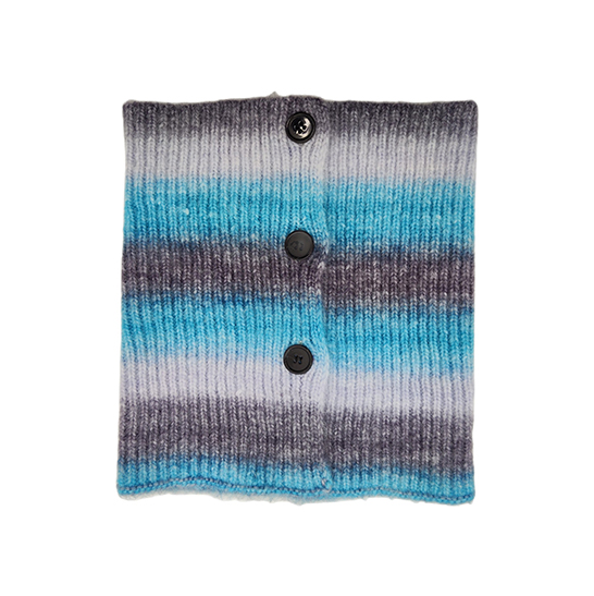 Women Space-dyed Snood With Button
