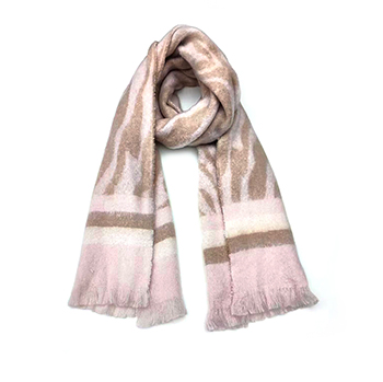 Women Animal Print Loop Scarf