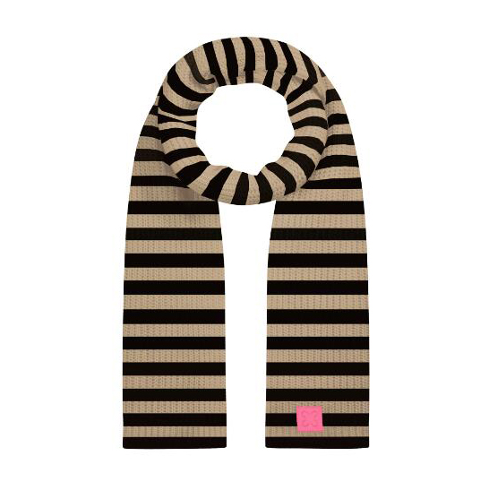 Ladies Striped Wool Blended Scarf