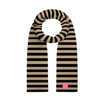 Ladies Striped Wool Blended Scarf