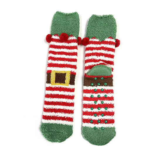 LADIES CHRISTMAS FLOOR SOCKS