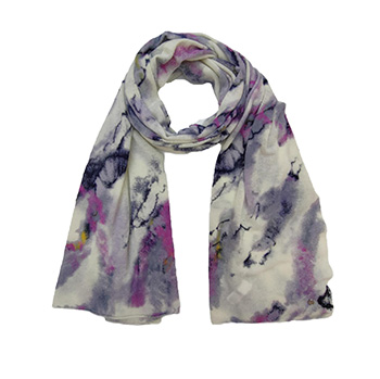 Ladies Tie-dye Knitted Scarf