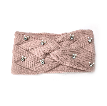 Ladies Arctic Velvet Knitted Headband