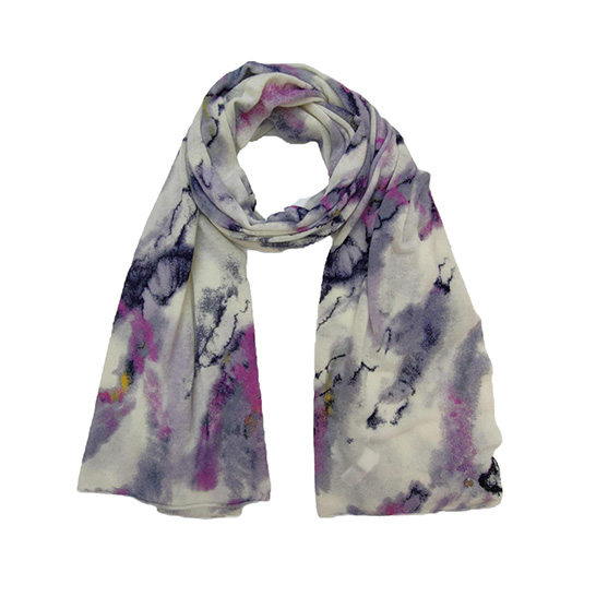 Ladies Tie-dye Knitted Scarf