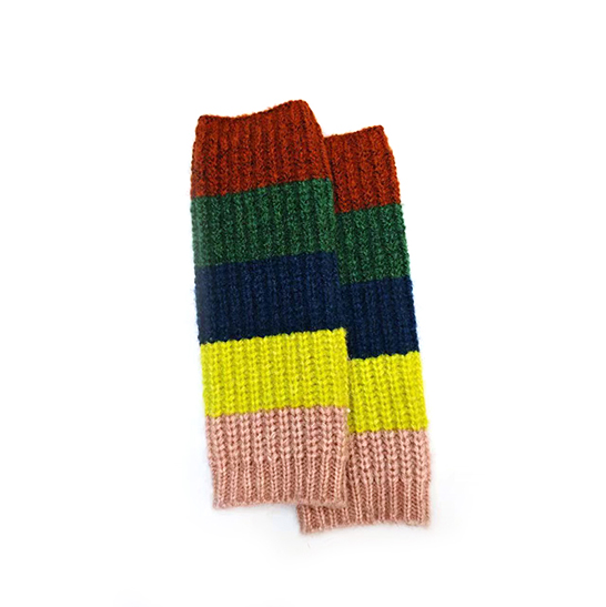 MULTICOLOR LADIES KNITTED GLOVE