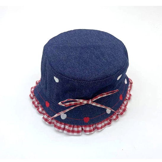 Children Woven Denim Hat