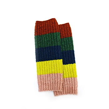 MULTICOLOR LADIES KNITTED GLOVE