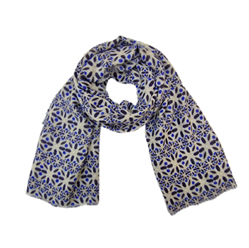 LADIES WOVEN PRINTED SCARF