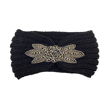 Knitted  Headband With Sequins