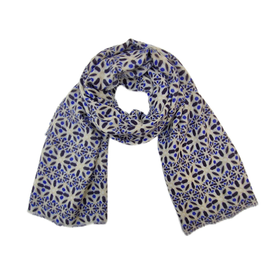 LADIES WOVEN PRINTED SCARF