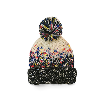 LADIES MULTICOLOR KNITTED HAT