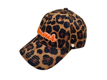 Leapord baseball cap